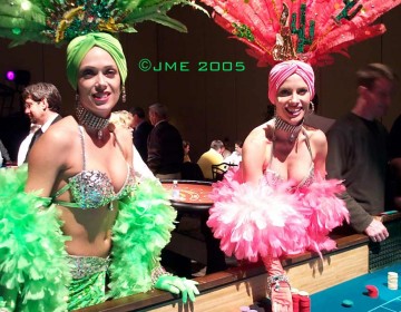 john miller events-showgirls and craps game las vegas party planner003 360x280 Viva Las Vegas Party